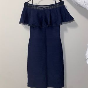 Tadashi Shoji off the shoulder dress